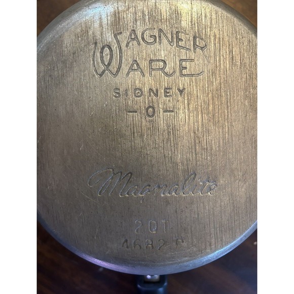 VTG Wagner Ware Magnalite 2 Qt Sidney 0 Pot with Lid 4682P DUAL SPOUT Sauce PAN - Picture 8 of 12